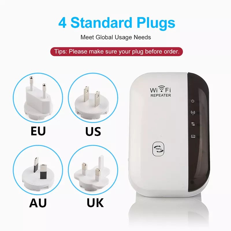 Wireless Wifi Repeater Wifi Signal Amplifier Long Range Wifi Extender Router Wi fi Repeate 300Mbps Wi-fi Booster Access Point